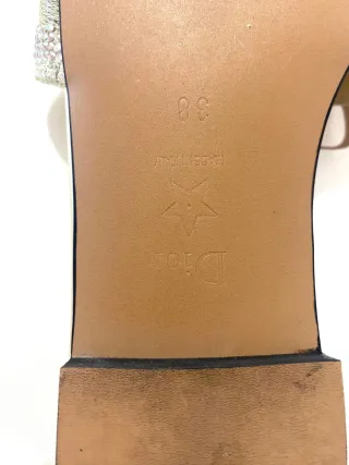 Ciabatte Christian Dior Oro Rosa