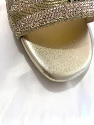 Ciabatte Christian Dior Oro Rosa