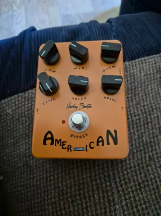 Pedal Harley Benton American Sound Laranja