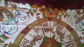 Pañuelo Seda Mujer Multicolor
