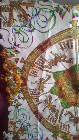 Pañuelo Seda Mujer Multicolor