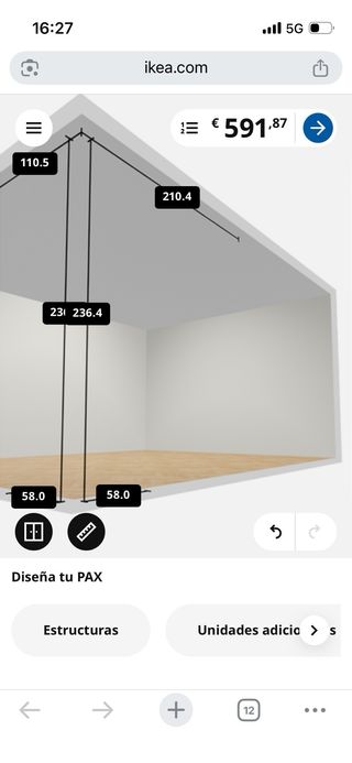 Armario Pax Ikea Blanco