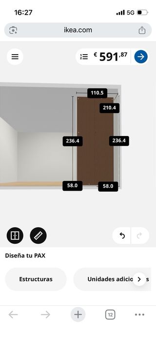 Armario Pax Ikea Blanco