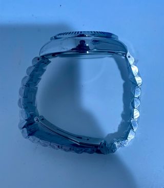 Reloj  Plata y Blanco