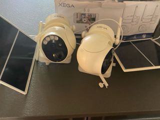 4 Cámaras Vigilancia Solares Xega