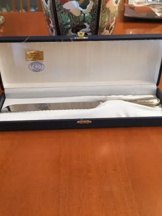 Coltello pane Greggio argento 800
