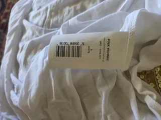 Top vestito estivo donna bianco trasparente