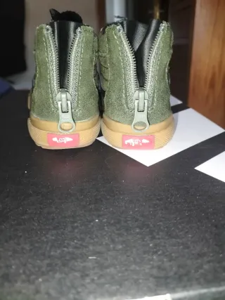 Botas niño Vans verde
