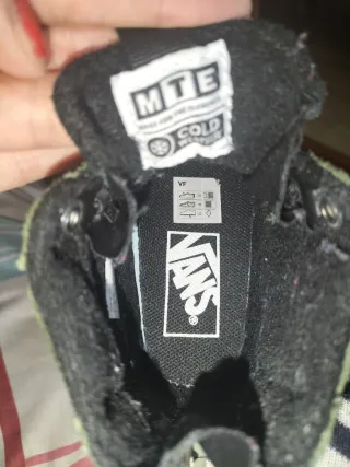 Botas niño Vans verde