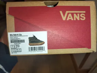 Botas niño Vans verde