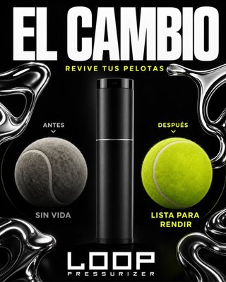 Presurizador LOOP de Pelotas Pádel Automático