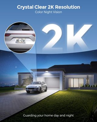Telecamera WiFi 2K Onforu con luce 2600lm