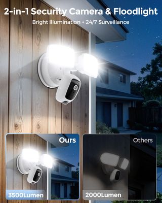 Telecamera WiFi 2K Onforu con luce 2600lm