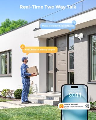 Telecamera WiFi 2K Onforu con luce 2600lm