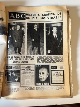 Periódico ABC 21 N 1975 VIVO EN LA HISTORIA