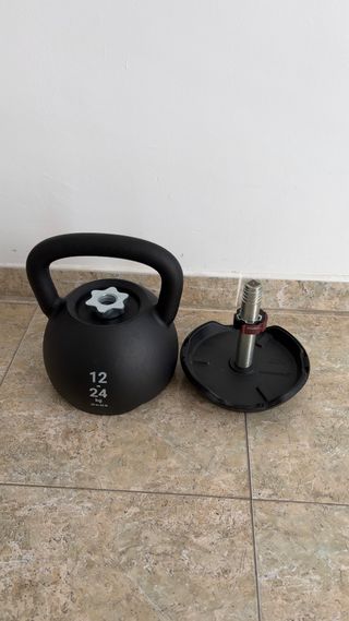 Kettlebell ajustable 12-24kg Decathlon (2ª unidad)