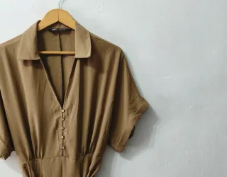 Mono largo beige Zara mujer Talla L