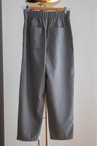 Zara · Pantalón pijamero de franela gris, talla XS