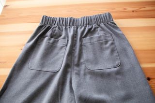 Zara · Pantalón pijamero de franela gris, talla XS