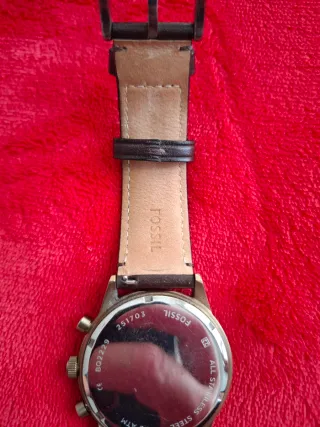 Orologio Fossil Uomo Cronografo Blu Oro