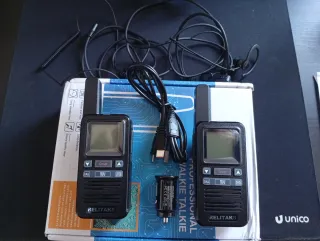 2 Walkie Relitaks/ retevis,mod-f30 con auriculares