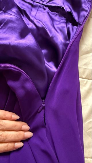 Vestido fiesta largo escote palabra de honor morad