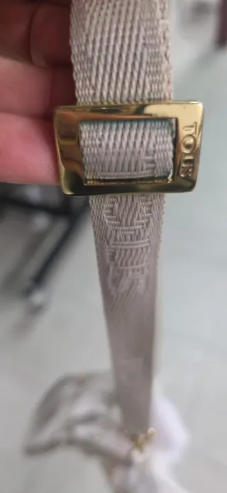 Bolso Tous Beige y Dorado