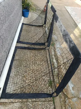 2 porte da calcio pieghevoli