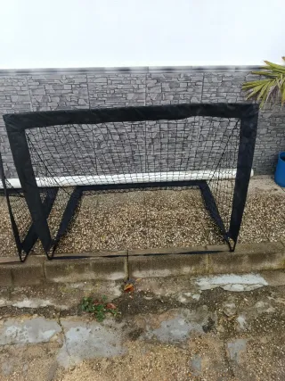 2 porte da calcio pieghevoli