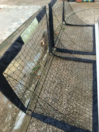 2 porte da calcio pieghevoli