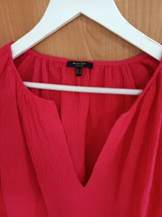Blusa Massimo Dutti Rosa Talla S
