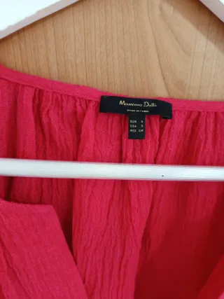Blusa Massimo Dutti Rosa Talla S
