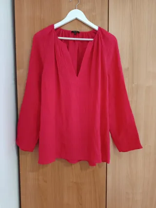 Blusa Massimo Dutti Rosa Talla S