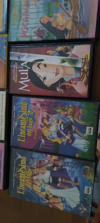 Lotto Videocassette Walt Disney VHS