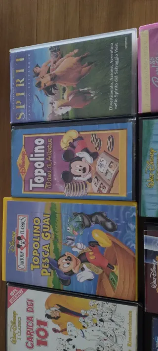 Lotto Videocassette Walt Disney VHS