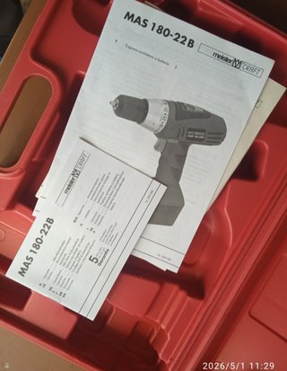 Valigetta VUOTA + Libretto istruzioni - Avvitatore