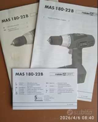 Valigetta VUOTA + Libretto istruzioni - Avvitatore