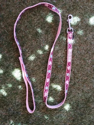 Guinzaglio per cani rosa 1.2m