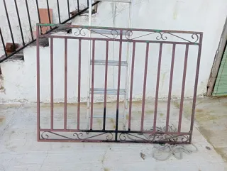 Reja de hierro forjado decorativa 158x114