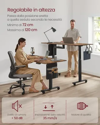 Mesa Escritorio Elevable VASAGLE LSD176X01