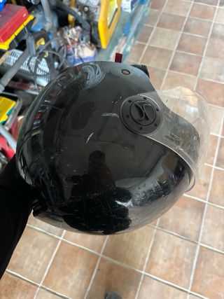 Casco negro SHIRO