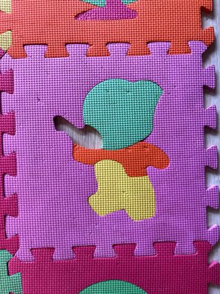 Alfombra Puzzle Infantil Goma 43 piezas