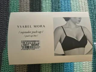 Sujetador Ysabel Mora Negro Nuevo