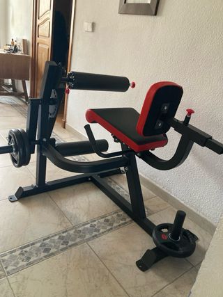 Máquina extensión y curl de pierna. Peso , 350