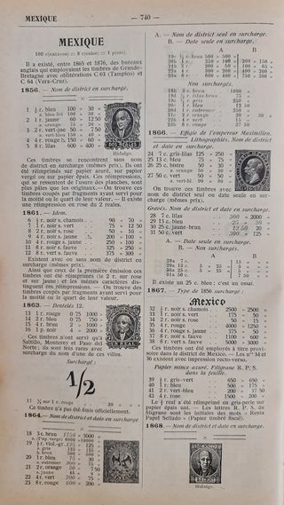 Catálogo Sellos Yvert & Tellier-Champion 1936