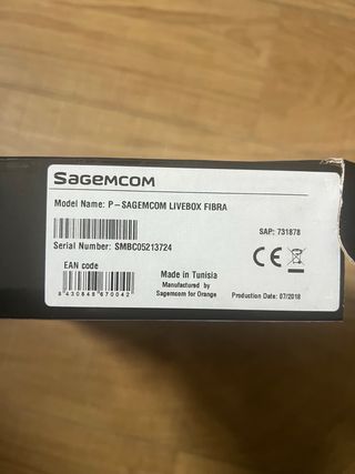 Livebox Fibra Sagemcom