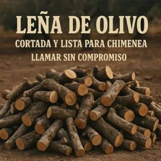 LEÑA DE OLIVO CORTADA