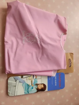 BabyBjörn Babero Manga Larga Rosa