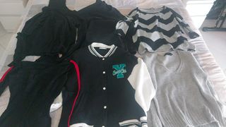 6 maglioni L-XL donna varie marche