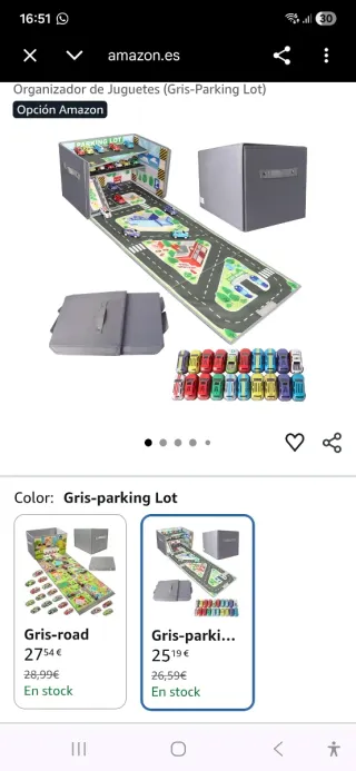 Garaje de juguete plegable + coches